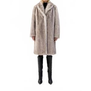 NEW UNREAL FUR elixir jacket in grey natural